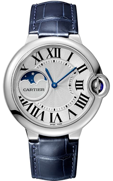 cartier ballon bleu moon phase|cartier ballon bleu watch.